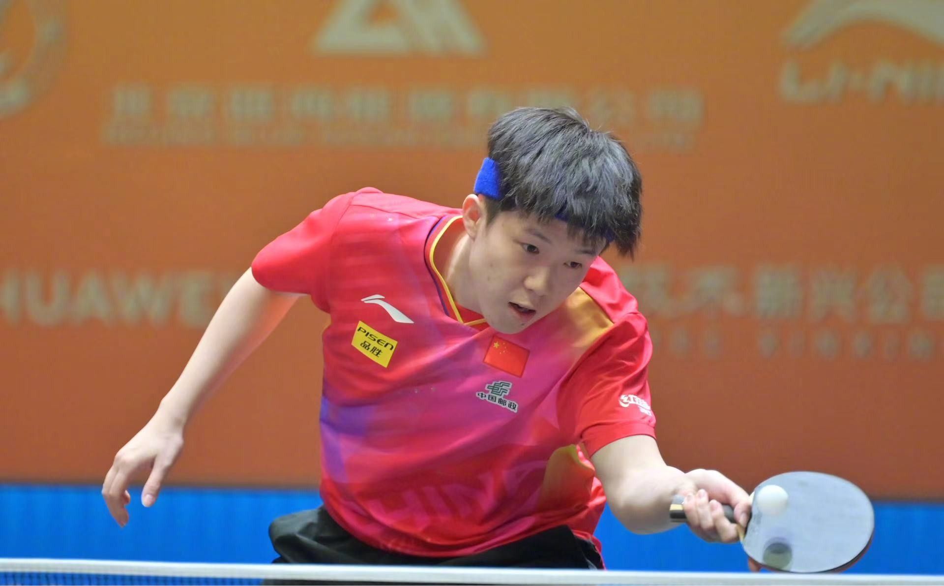 🏓亚乒赛男团半决赛：王楚钦独取2分 国乒3-1力克韩国挺进决赛